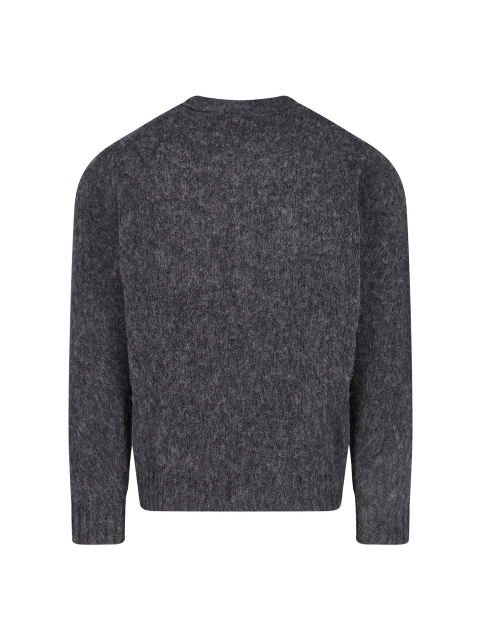 Aspesi Grey V-Neck Wool Cardigan Grijs