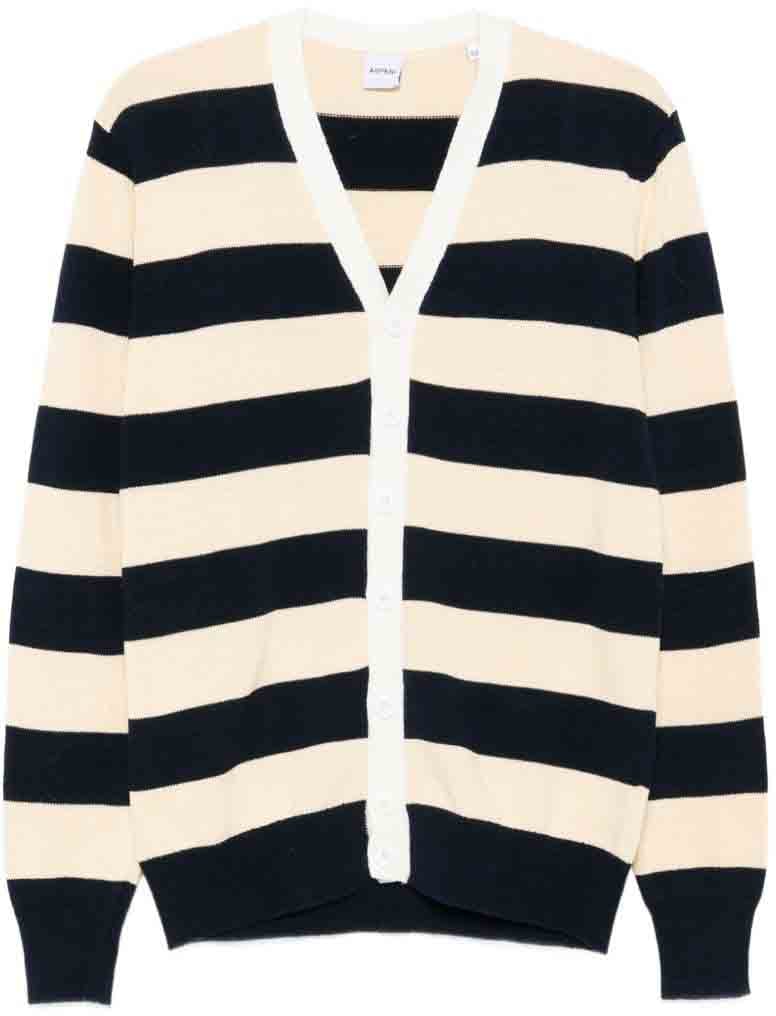 Aspesi Sweaters Beige Navy