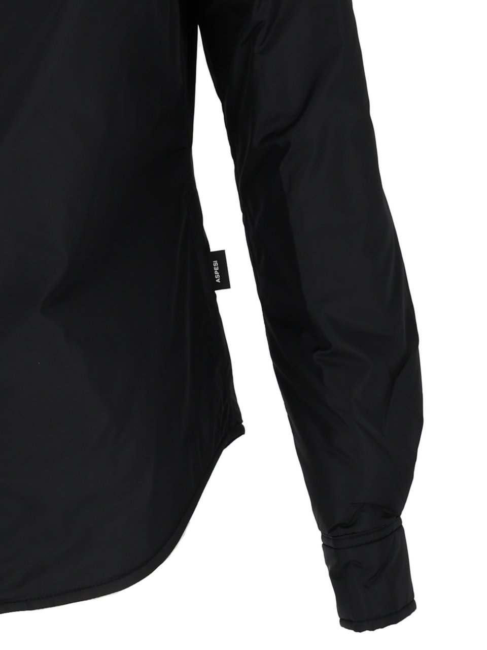 Aspesi Glue Long Sleeve Nylon Shirt Zwart