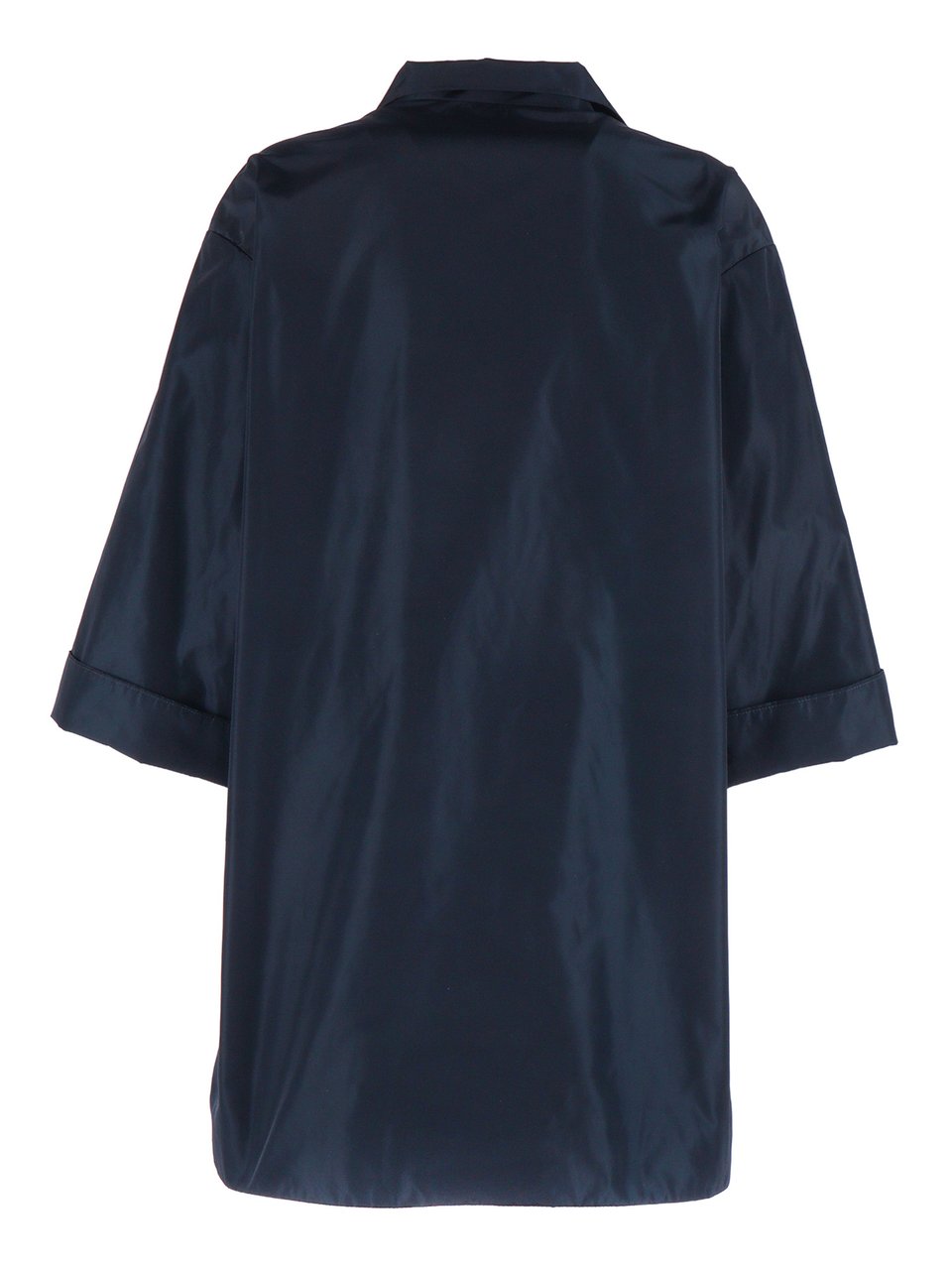 Aspesi Short Loose Fitting Overcoat Blauw