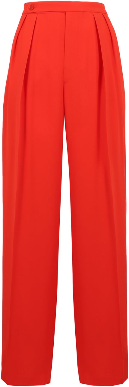 Aspesi High-rise trousers Oranje