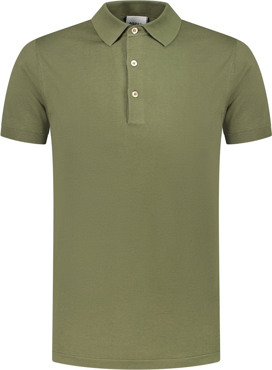 Aspesi Polo Groen Groen