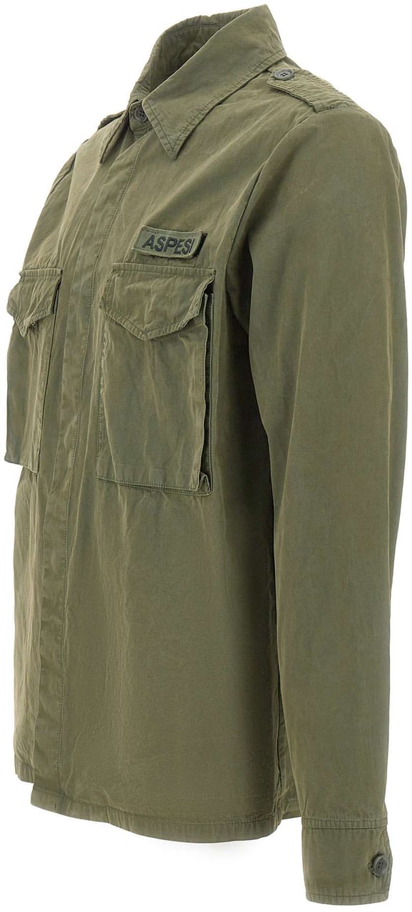 Aspesi Shirts Green Donkergroen
