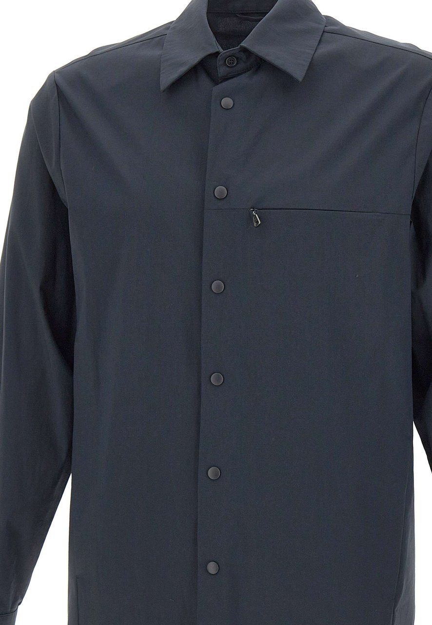 Aspesi Shirts Blue Navy