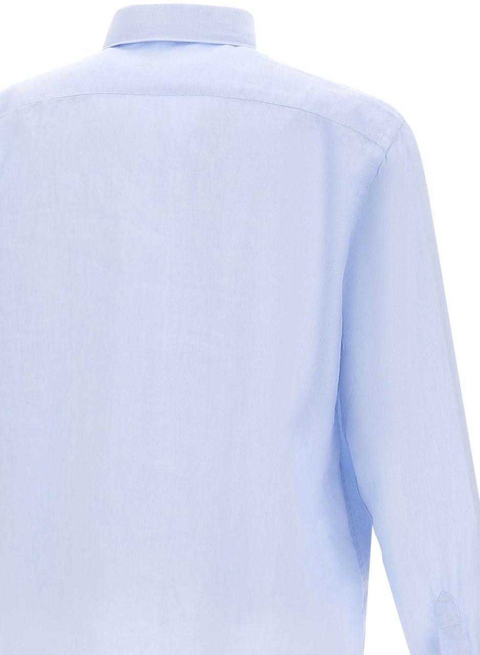 Aspesi Shirts Blue Lichtblauw