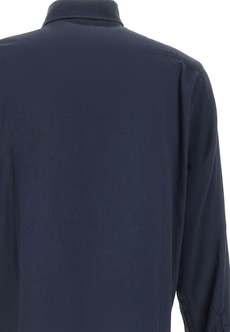 Aspesi Shirts Blue Navy