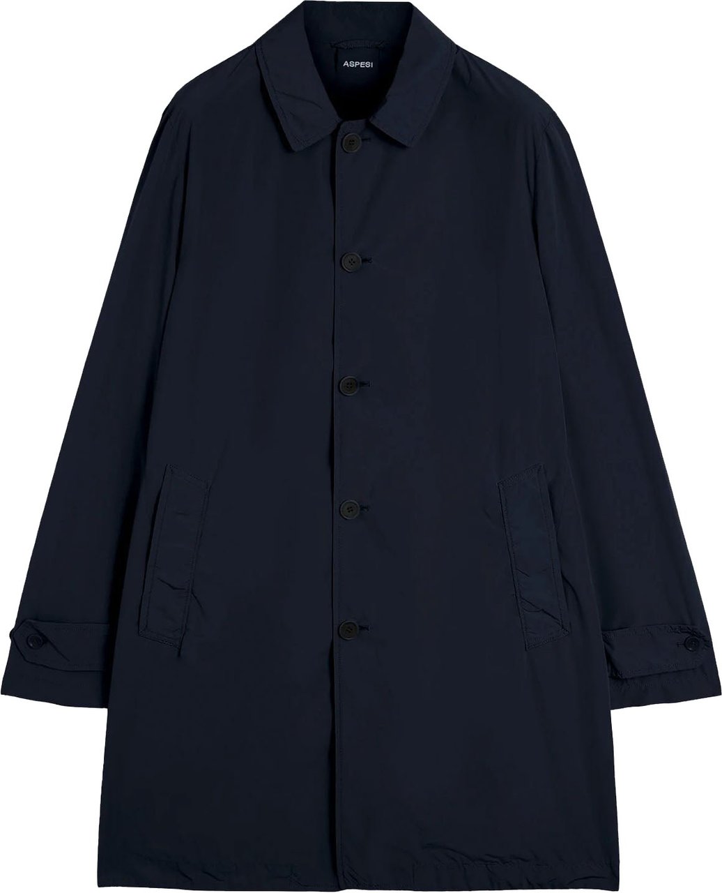 Aspesi VODKA-LE WATERREPELLENT COAT NAVY Blauw