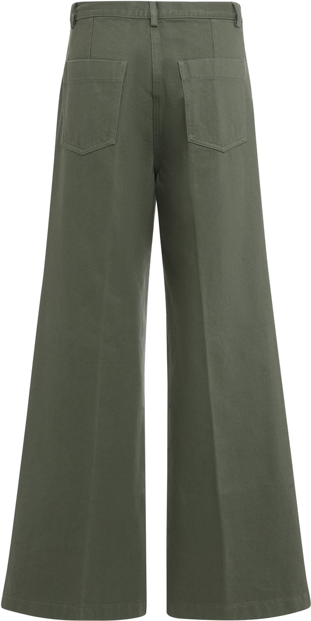 Aspesi Cotton pants Groen