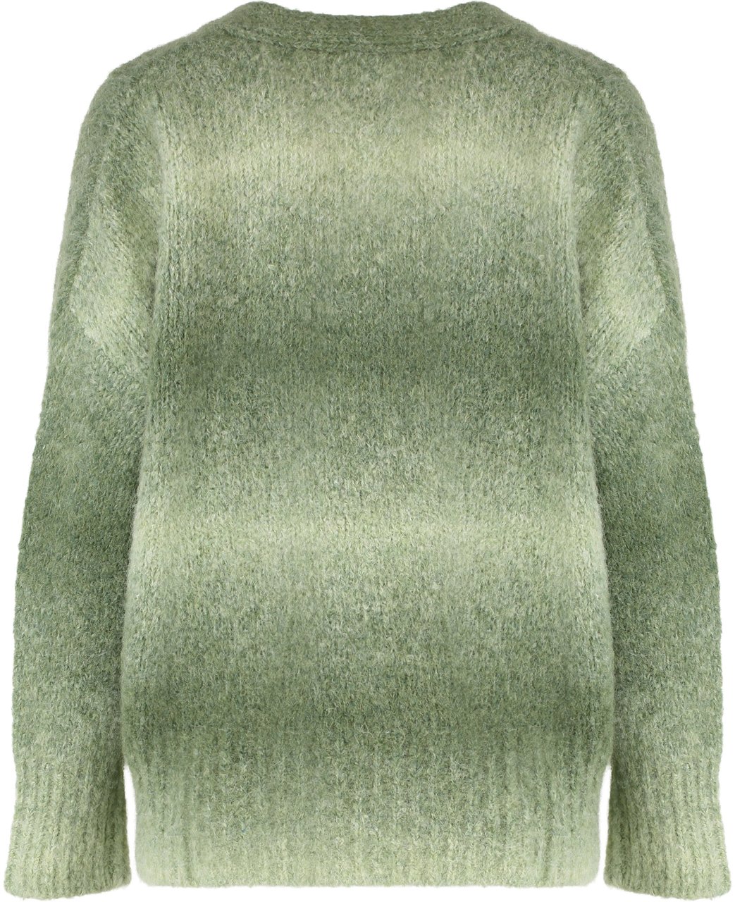 Aspesi Cardigan in alpaca blend Groen