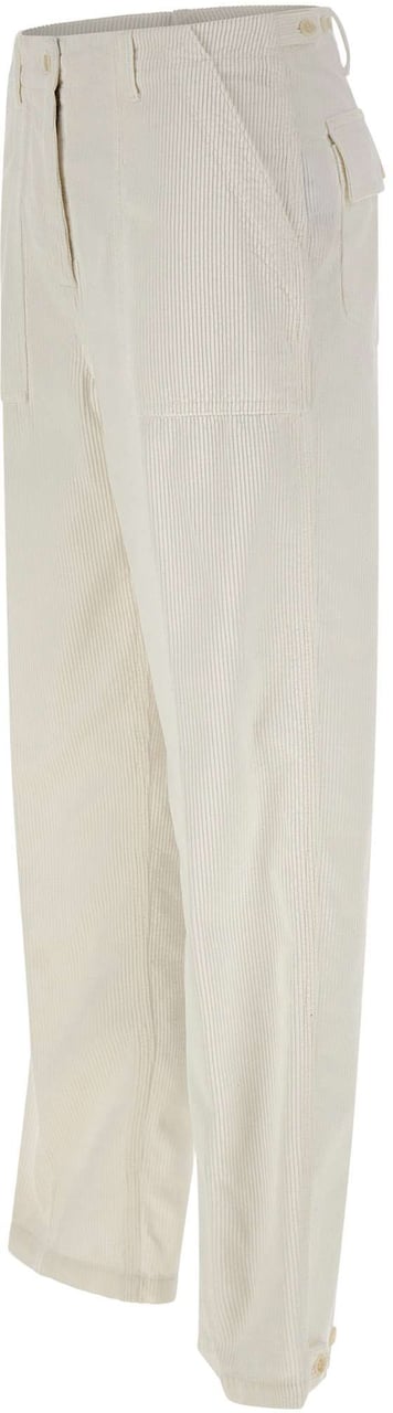 Aspesi Trousers White Wit