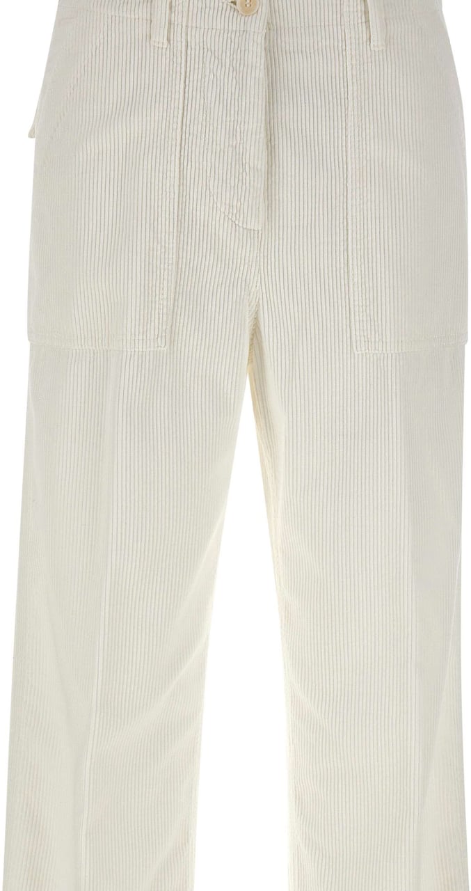 Aspesi Trousers White Wit