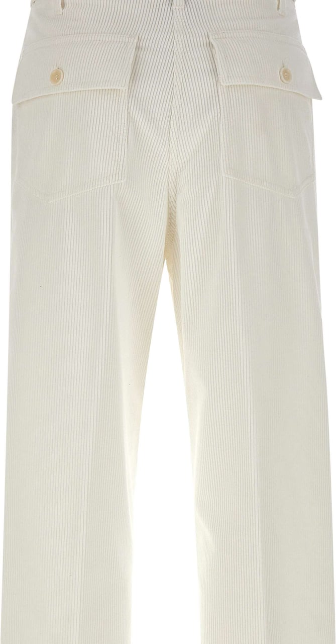 Aspesi Trousers White Wit