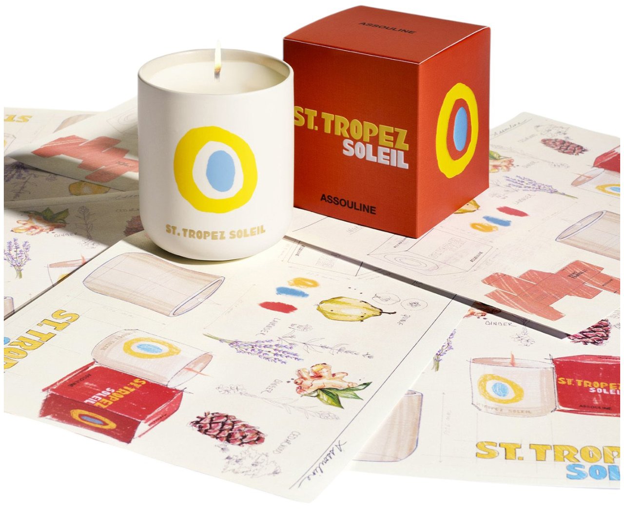 Assouline Geurkaarsen Rood Rood