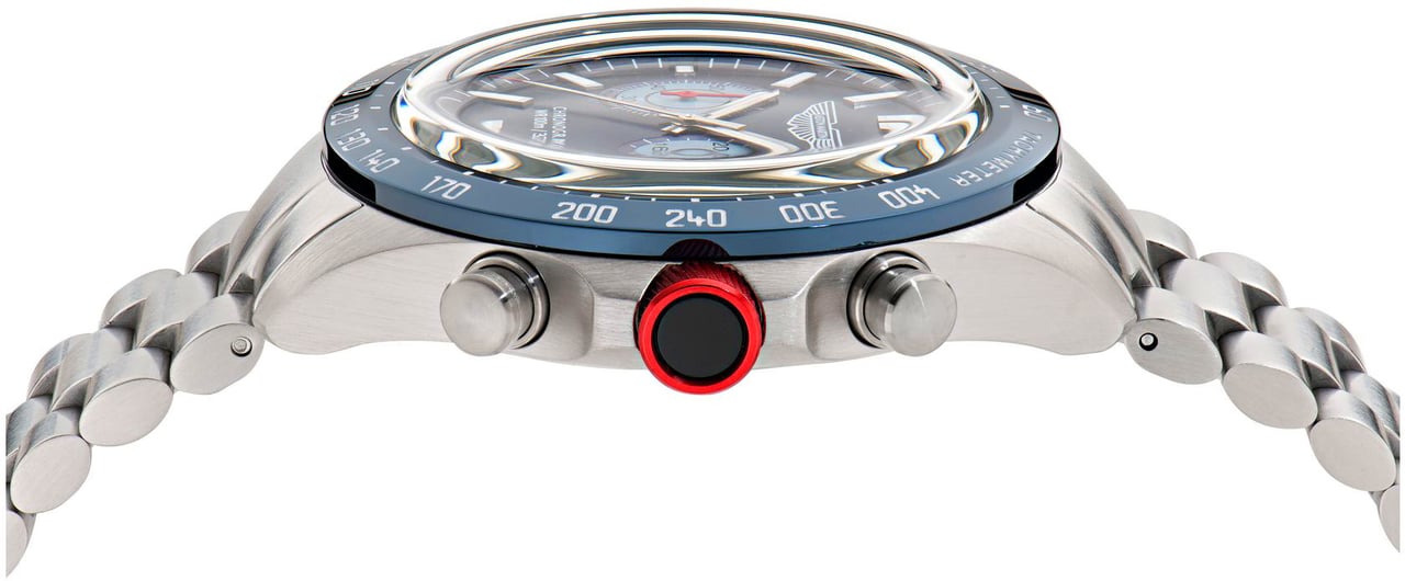 Aston Martin MTIS1F503 Icon chronograaf horloge 44 mm Blauw