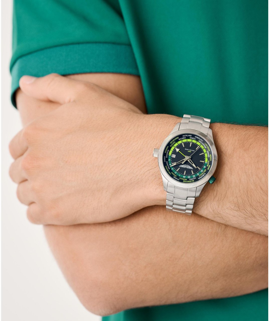 Aston Martin MTIZ1F503 Icon Set racehorloge 41 mm Zwart