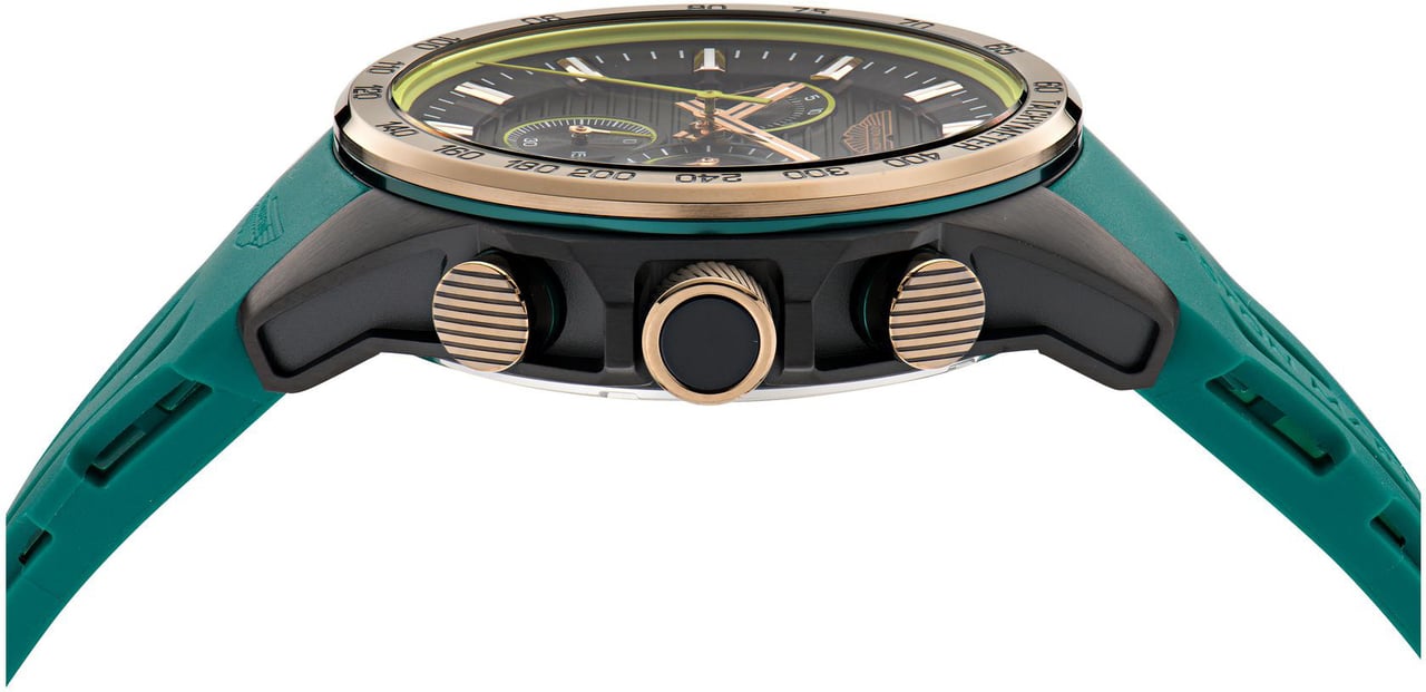 Aston Martin MTRH1F501 Thrill chronograaf horloge 44 mm Zwart