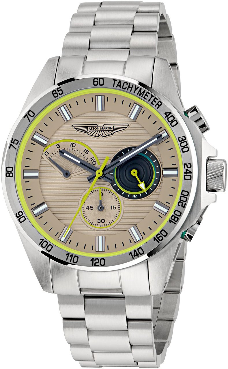Aston Martin MTRH1F504 Thrill chronograaf horloge 44 mm Beige