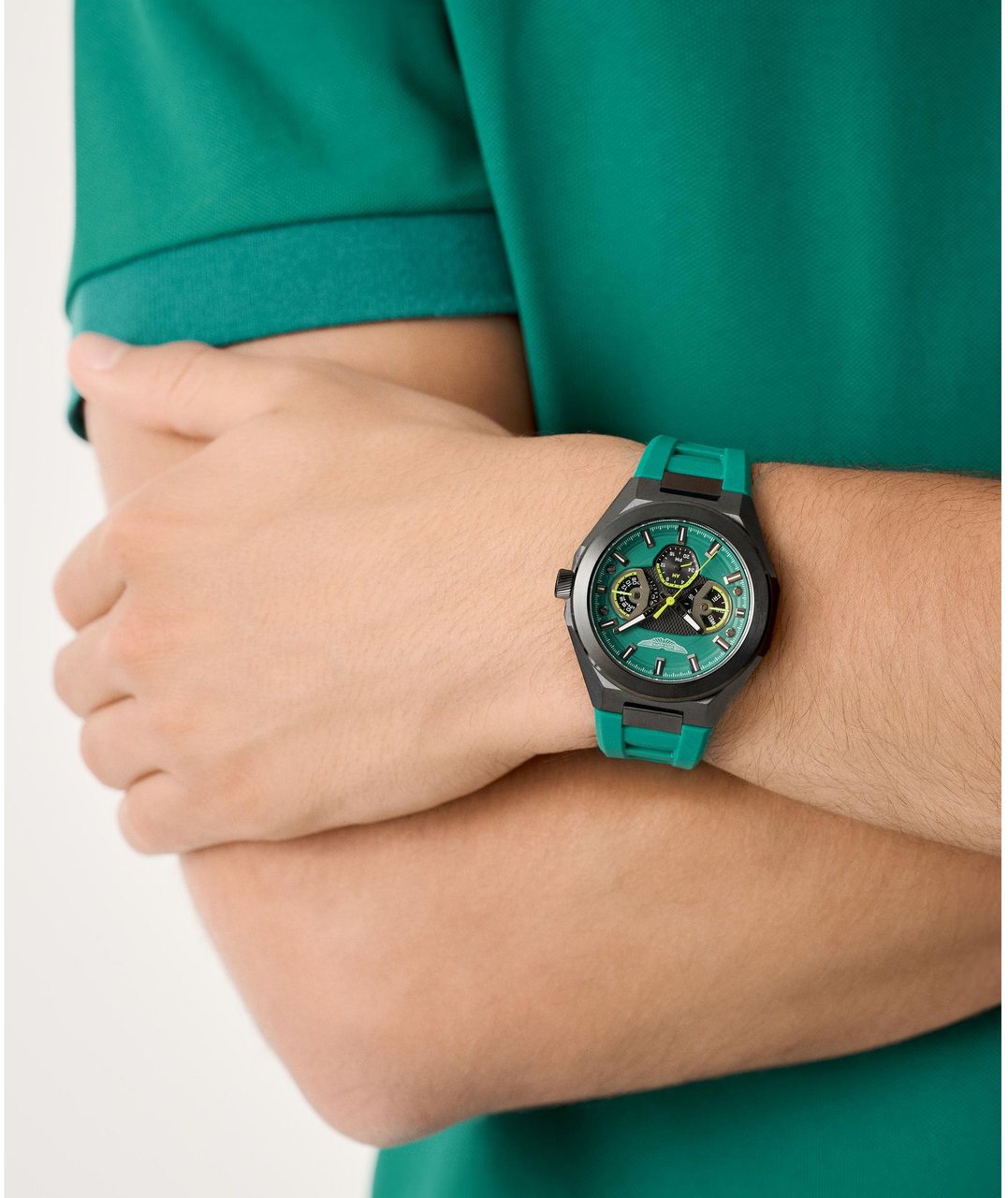 Aston Martin MTRI1F503 Thrill racehorloge 42 mm Groen
