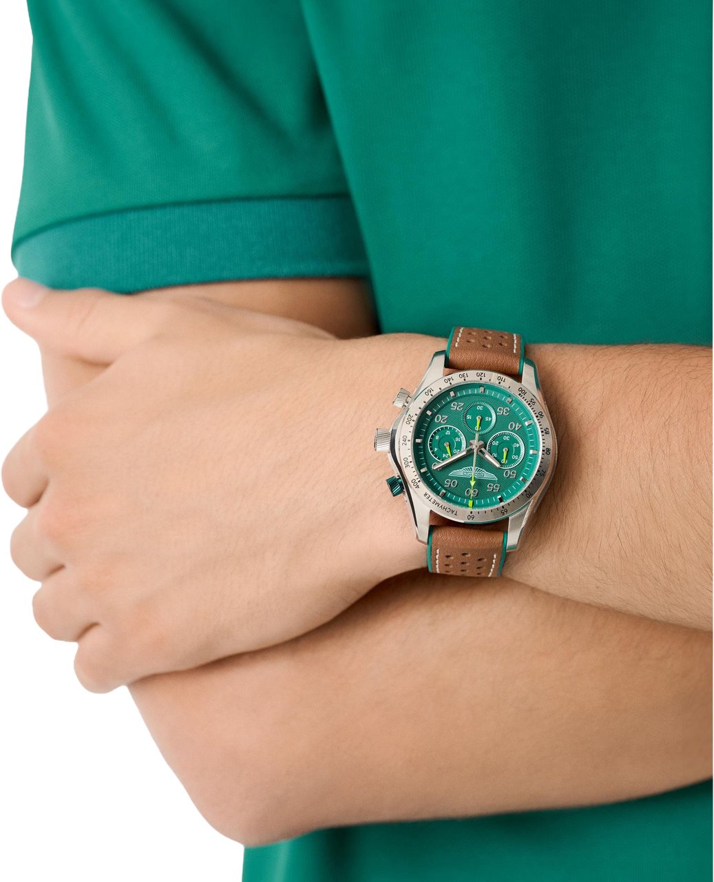 Aston Martin MTRS1F501 Thrill chronograaf horloge 42 mm Groen