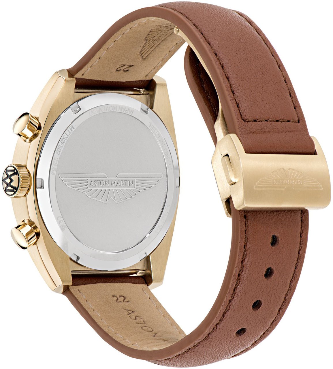 Aston Martin MTTS2F502 TS 2 Timeless chronograaf horloge 43 mm Zilver