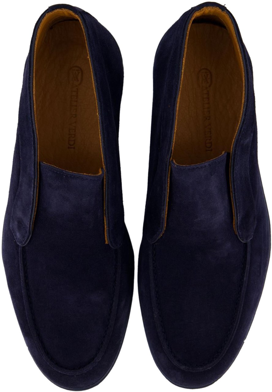 Atelier Verdi Heren Rocco Loafer Navy Blauw