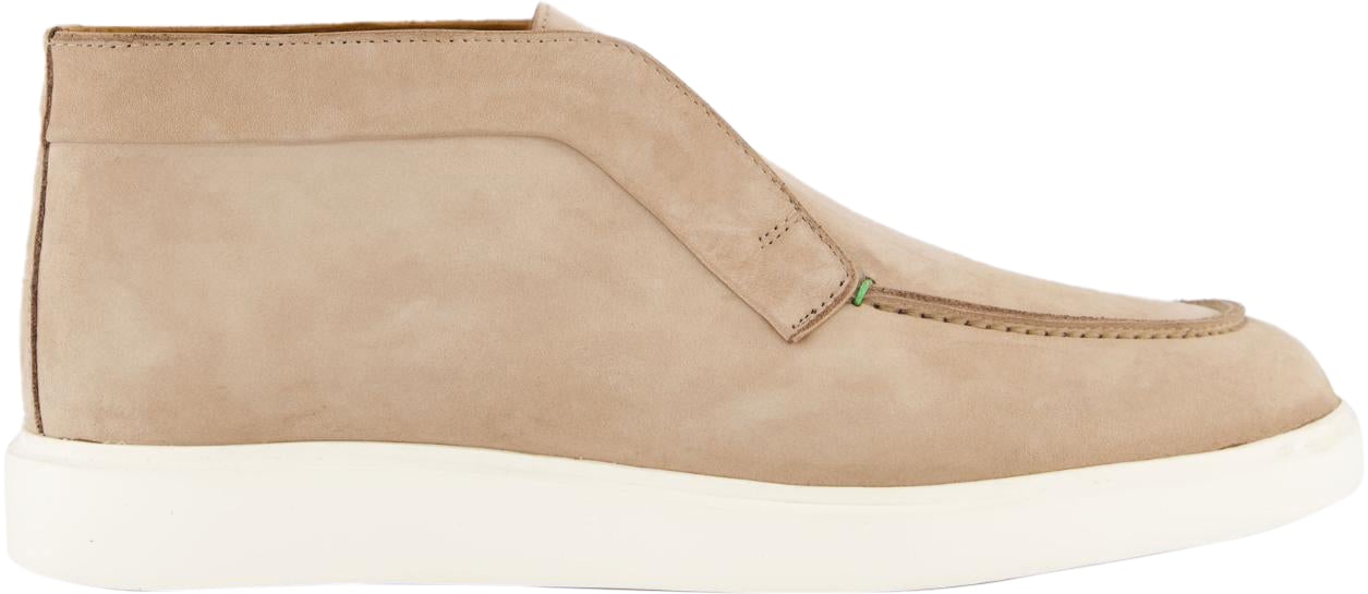 Atelier Verdi Heren Enzo Nubuck Mid Loafer Beige Beige