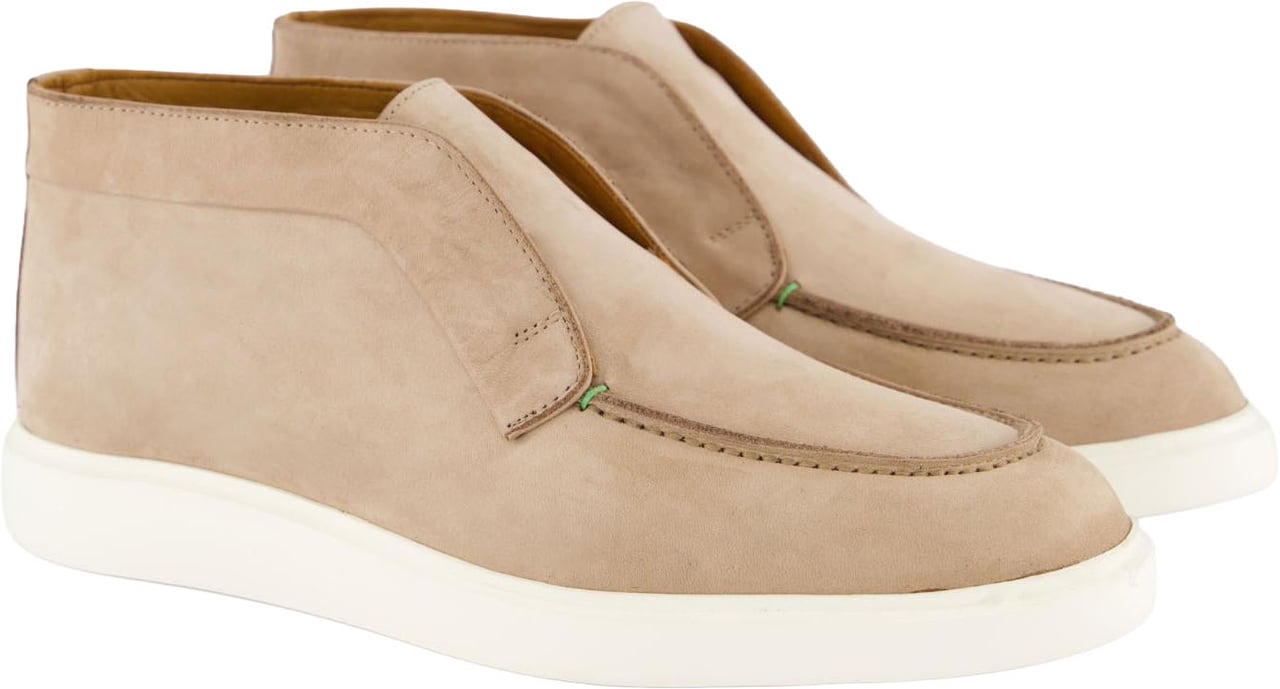 Atelier Verdi Heren Enzo Nubuck Mid Loafer Beige Beige