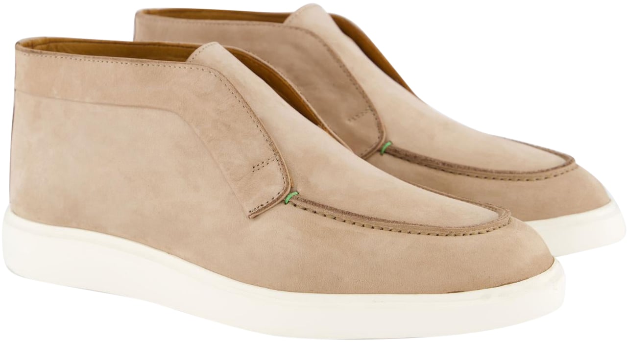 Atelier Verdi Heren Enzo Nubuck Mid Loafer Beige Beige