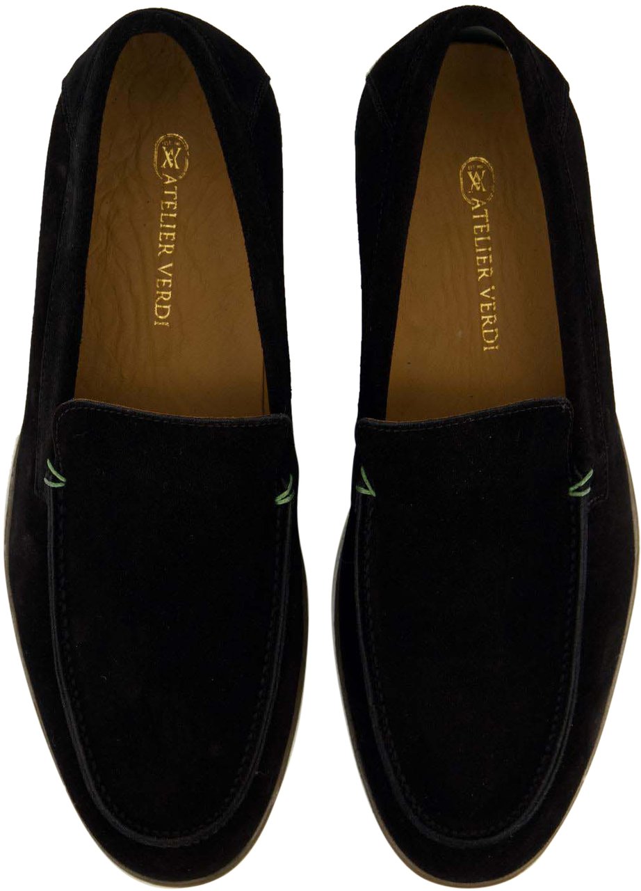 Atelier Verdi Heren Nino Loafer Zwart Zwart