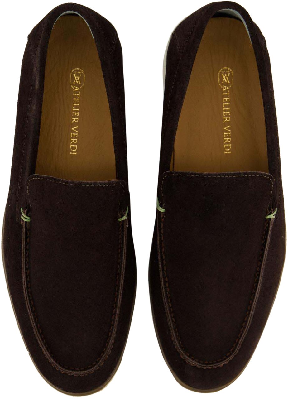 Atelier Verdi Heren Nino Loafer Chocolate Bruin