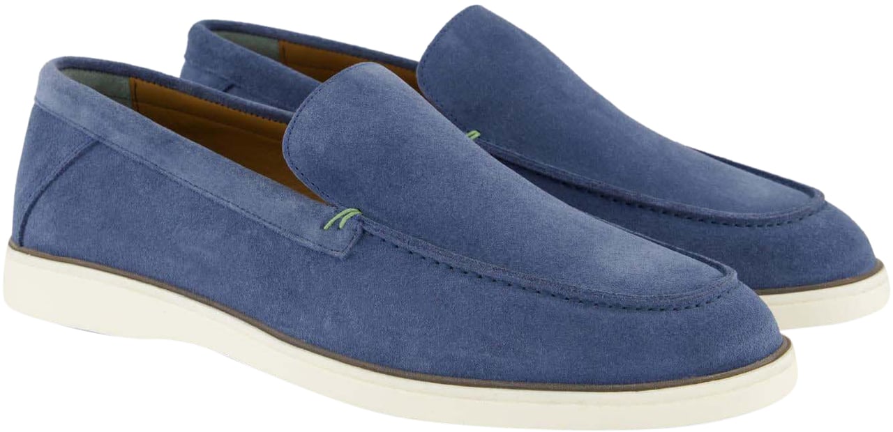 Atelier Verdi Heren Nino Loafer Denim Blauw