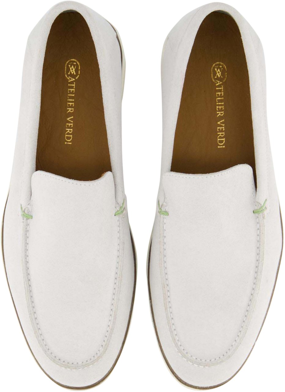 Atelier Verdi Heren Nino Loafer Ivory Wit