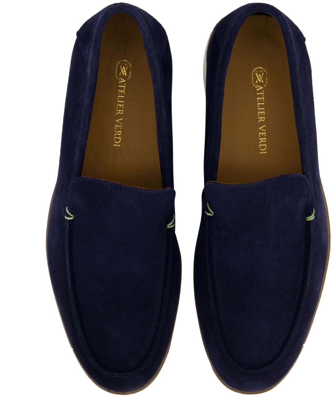 Atelier Verdi Heren Nino Loafer Navy Blauw