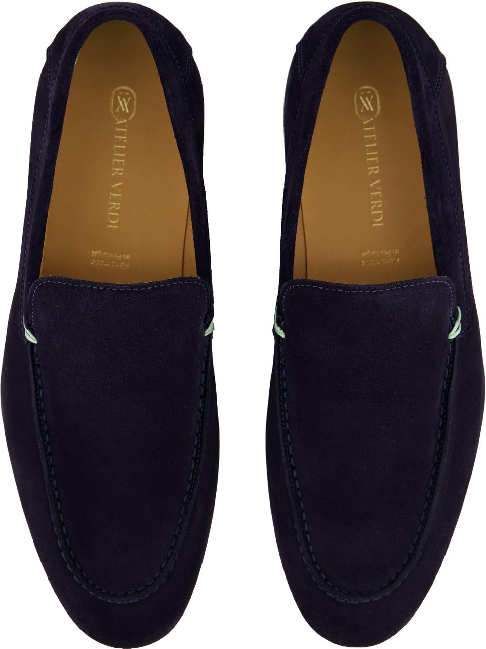 Atelier Verdi Heren Nino Loafer Navy Blauw