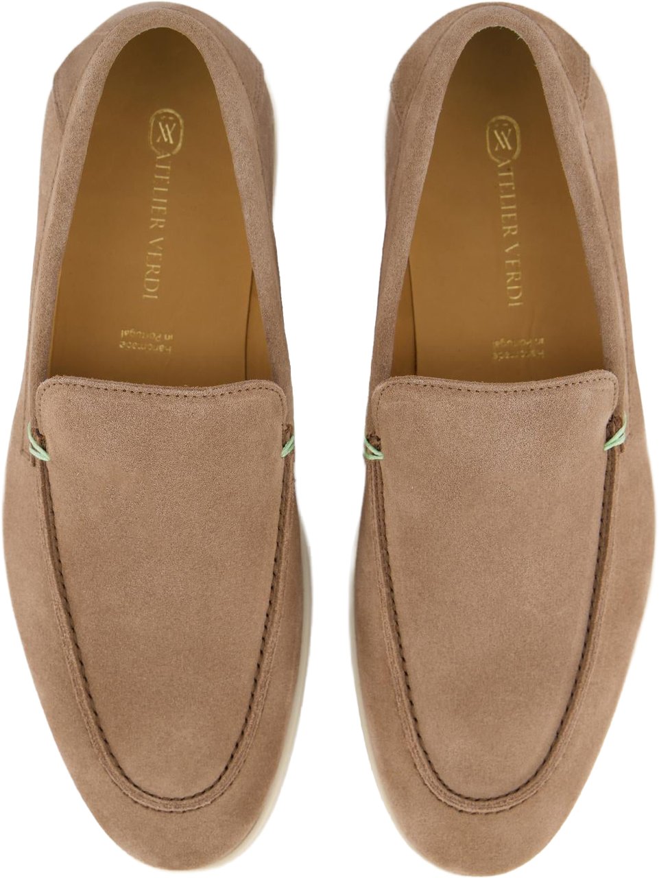 Atelier Verdi Heren Nino Loafer Taupe Bruin