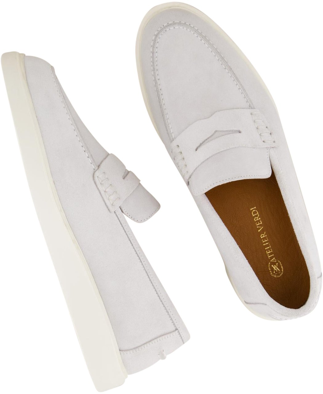 Atelier Verdi Heren Fabio Loafer Ivory Wit