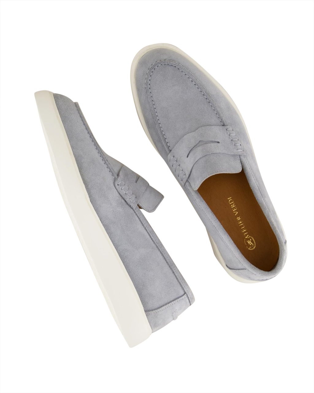 Atelier Verdi Heren Fabio Loafer Smoke Blauw