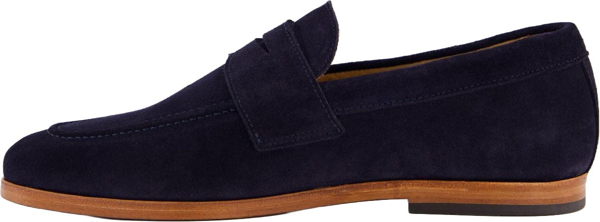 Atelier Verdi Heren Spencer Loafer Navy Zwart