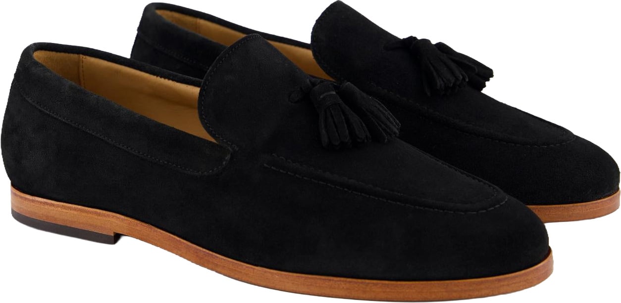 Atelier Verdi Heren Harrison Loafer Pom Zwart Zwart