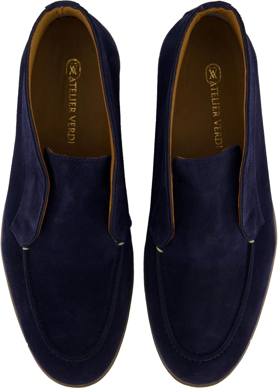 Atelier Verdi Heren Rocco Loafer Navy Blauw