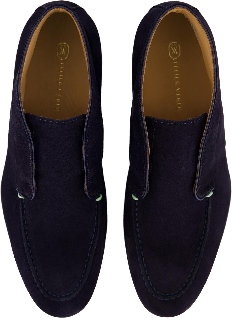 Atelier Verdi Heren Rocco Loafer Navy Blauw