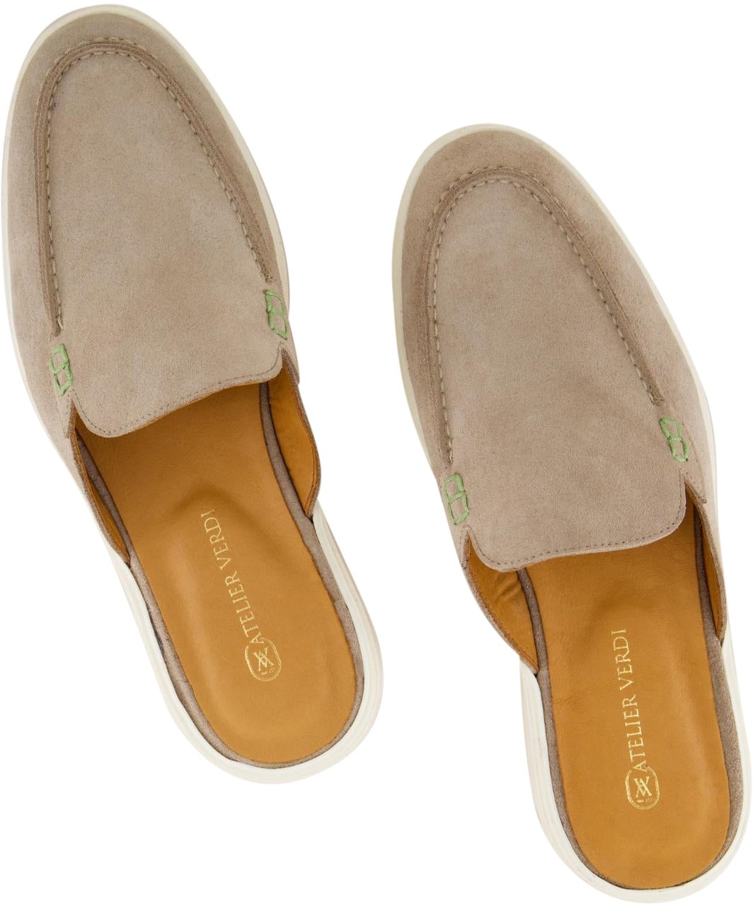 Atelier Verdi Heren Gulio Slip On Beige Beige
