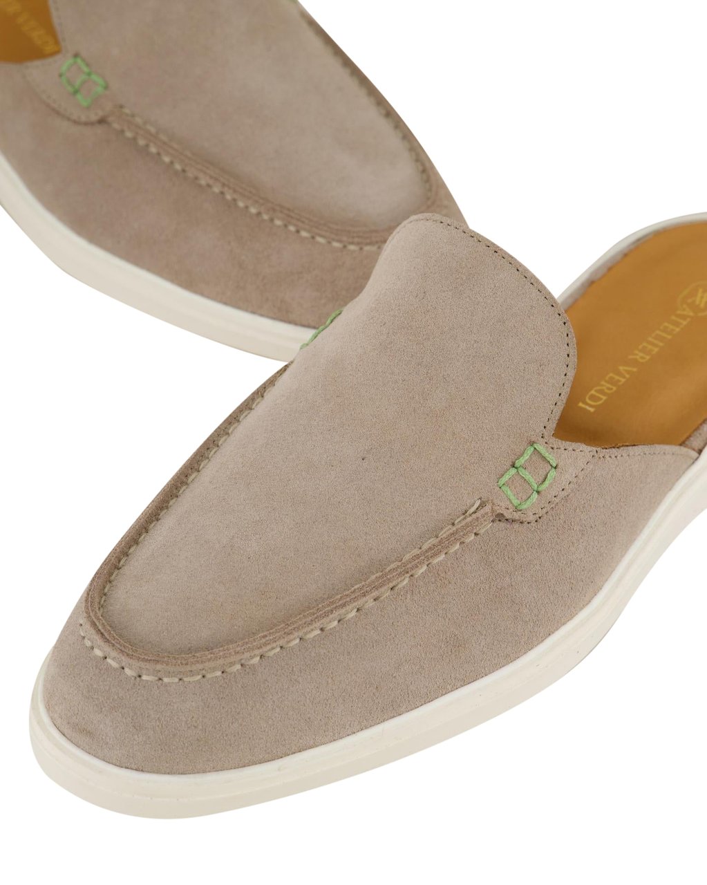 Atelier Verdi Heren Gulio Slip On Beige Beige