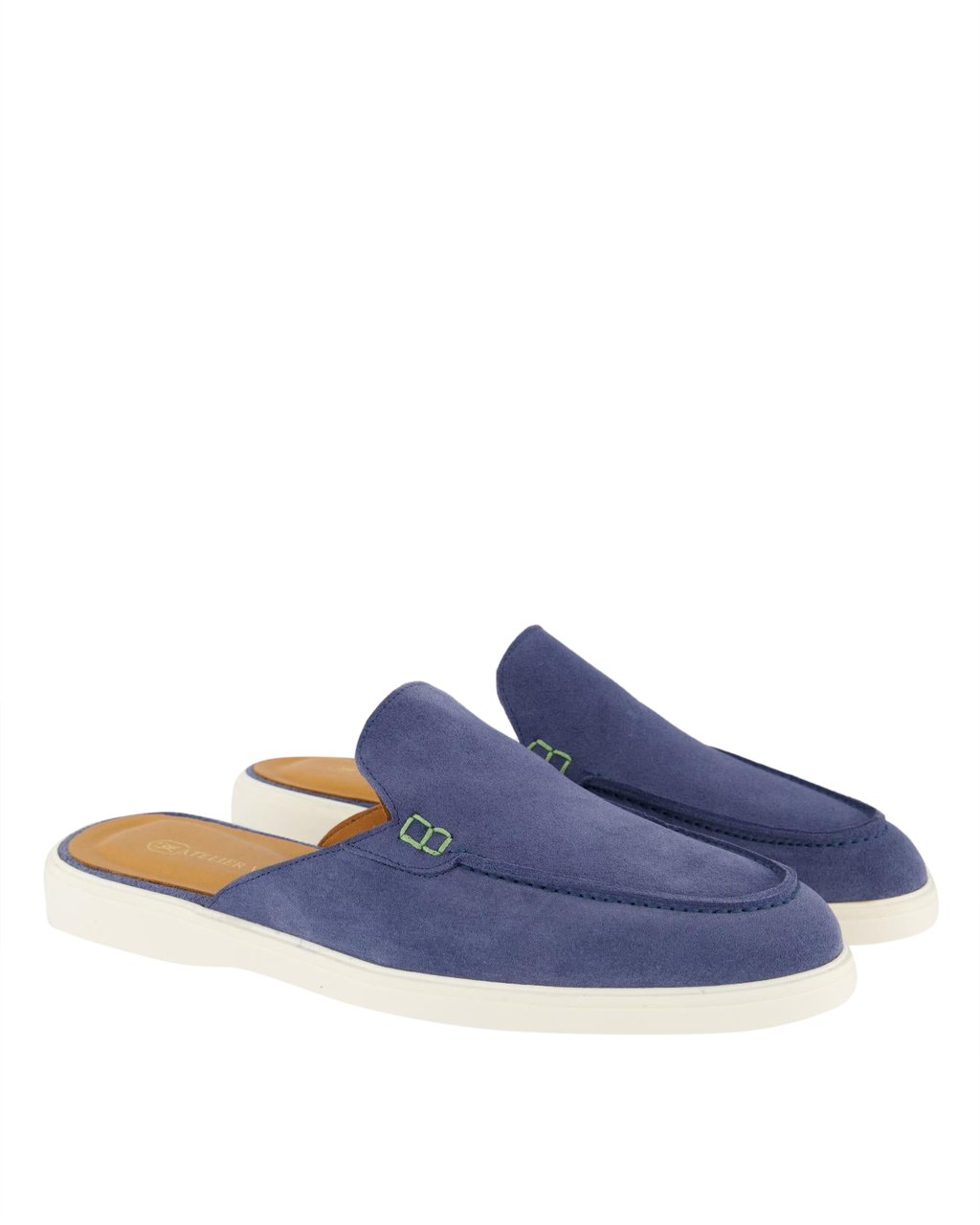 Atelier Verdi Heren Gulio Slip On Denim Blauw