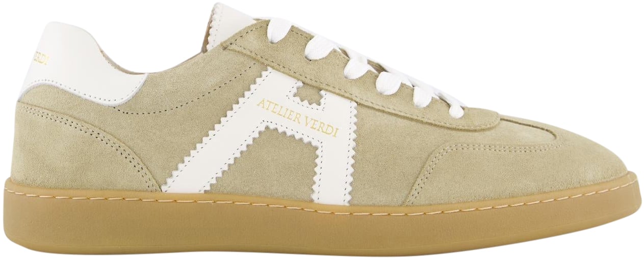 Atelier Verdi Heren Gino Sneaker Beige Beige