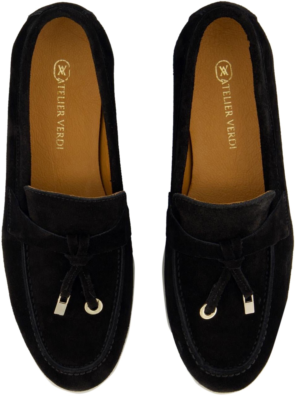 Atelier Verdi Dames Nina Loafer Zwart Zwart