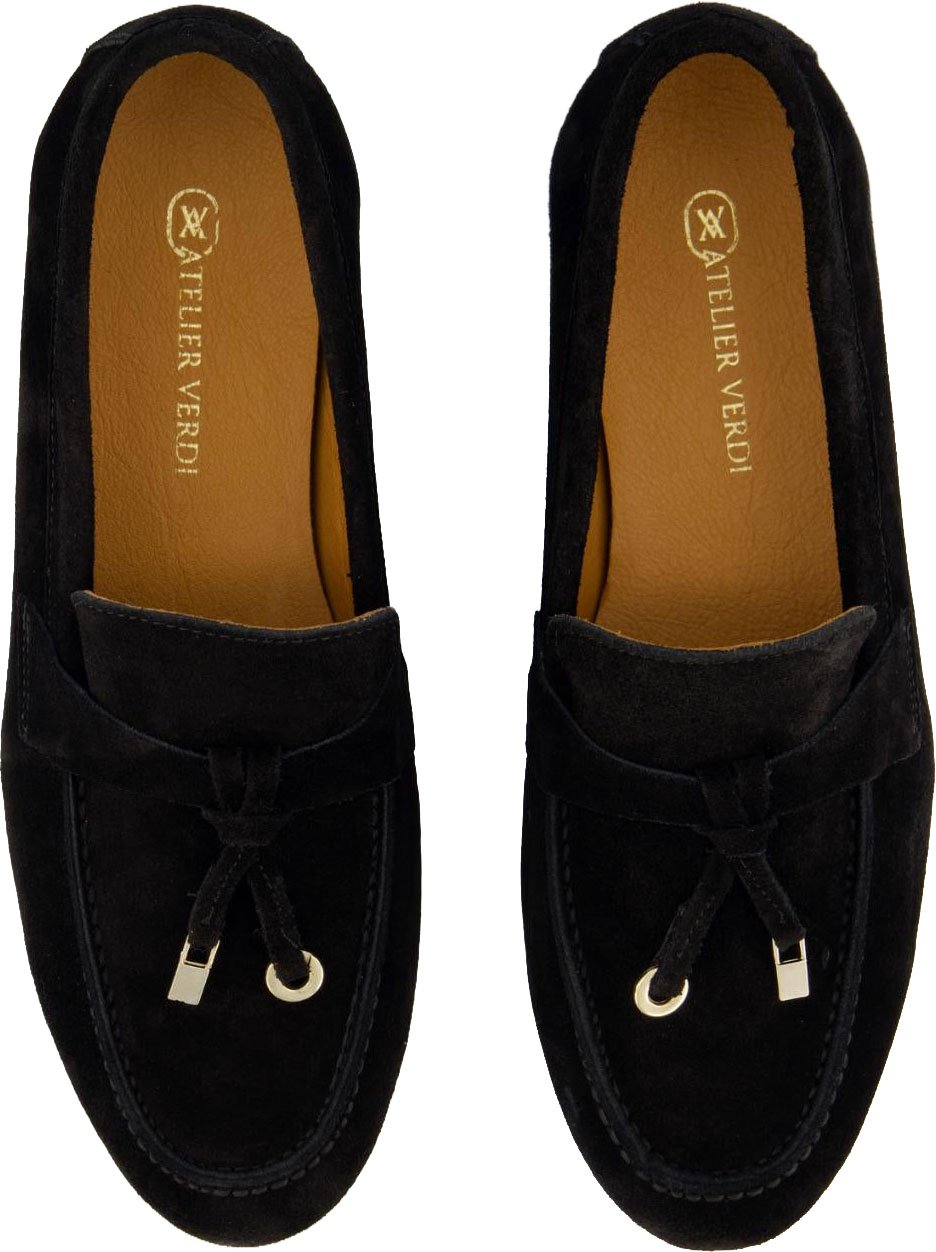 Atelier Verdi Dames Nina Loafer Zwart Zwart
