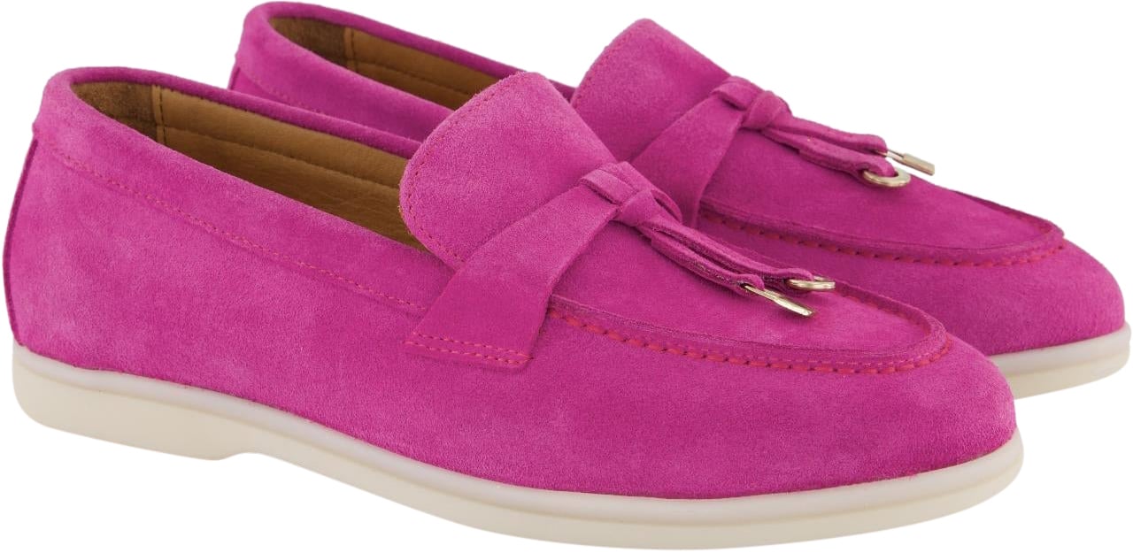Atelier Verdi Dames Nina Loafer Fuxia Roze