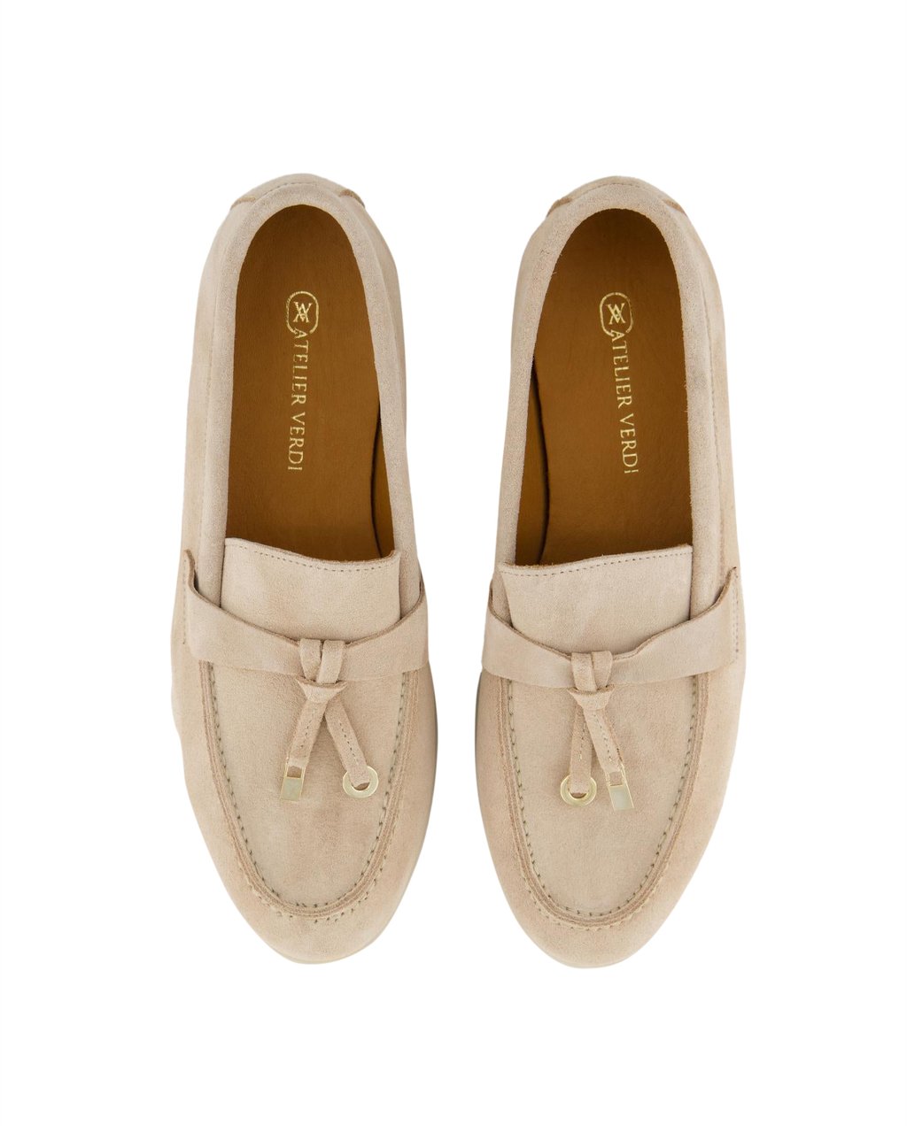 Atelier Verdi Dames Nina Loafer Genova Beige