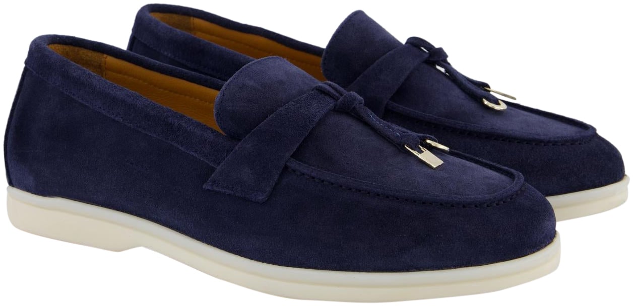 Atelier Verdi Dames Nina Loafer Navy Blauw